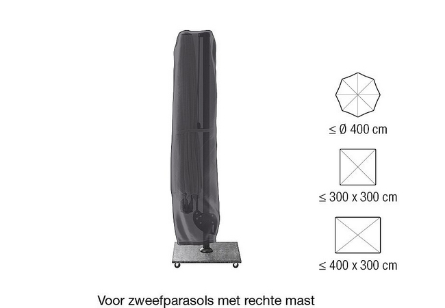 Parasolhoes zwart